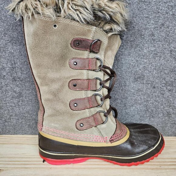 Sorel Womens Black Tan Joan Of Arctic NL1540-254 Waterproof Winter Boot US 7 - Picture 10 of 14